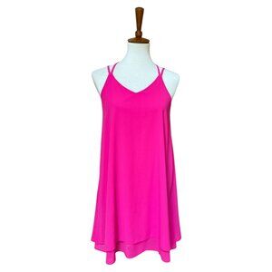 Love Riche Hot Pink Swing Dress Small